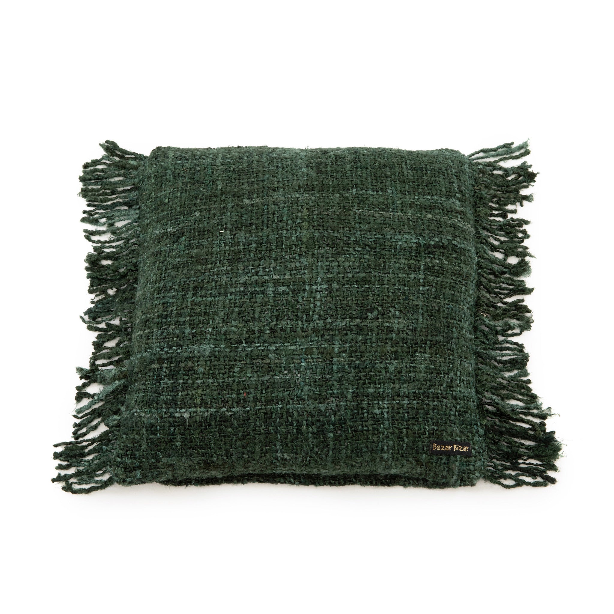 OH MY GEE Cushion Cover Green Forest front view