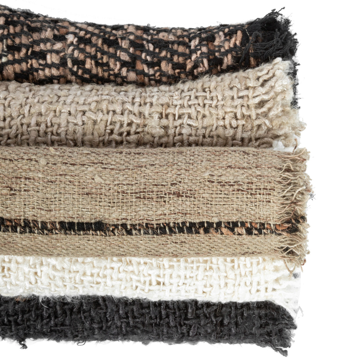 OH MY GEE Placemat Set Of 4 Beige Black set macro side view