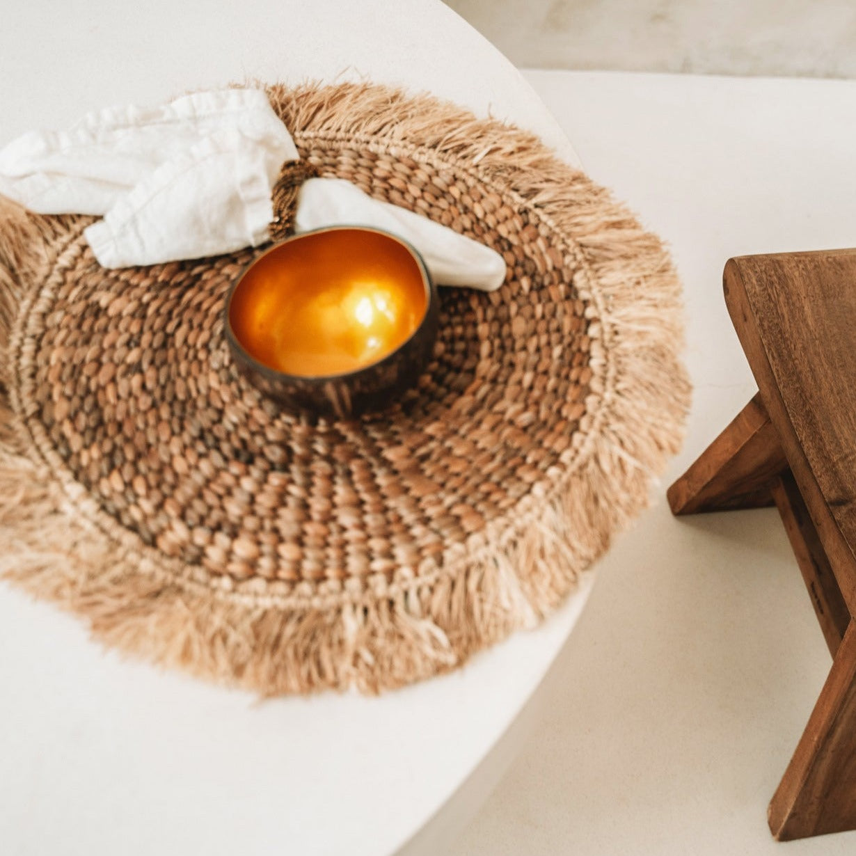 Copy of THE GOLD COCO Food Bowl top interior view