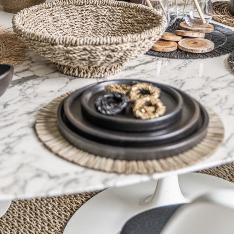 THE BURNED CLASSIC Plate interior view set of 3