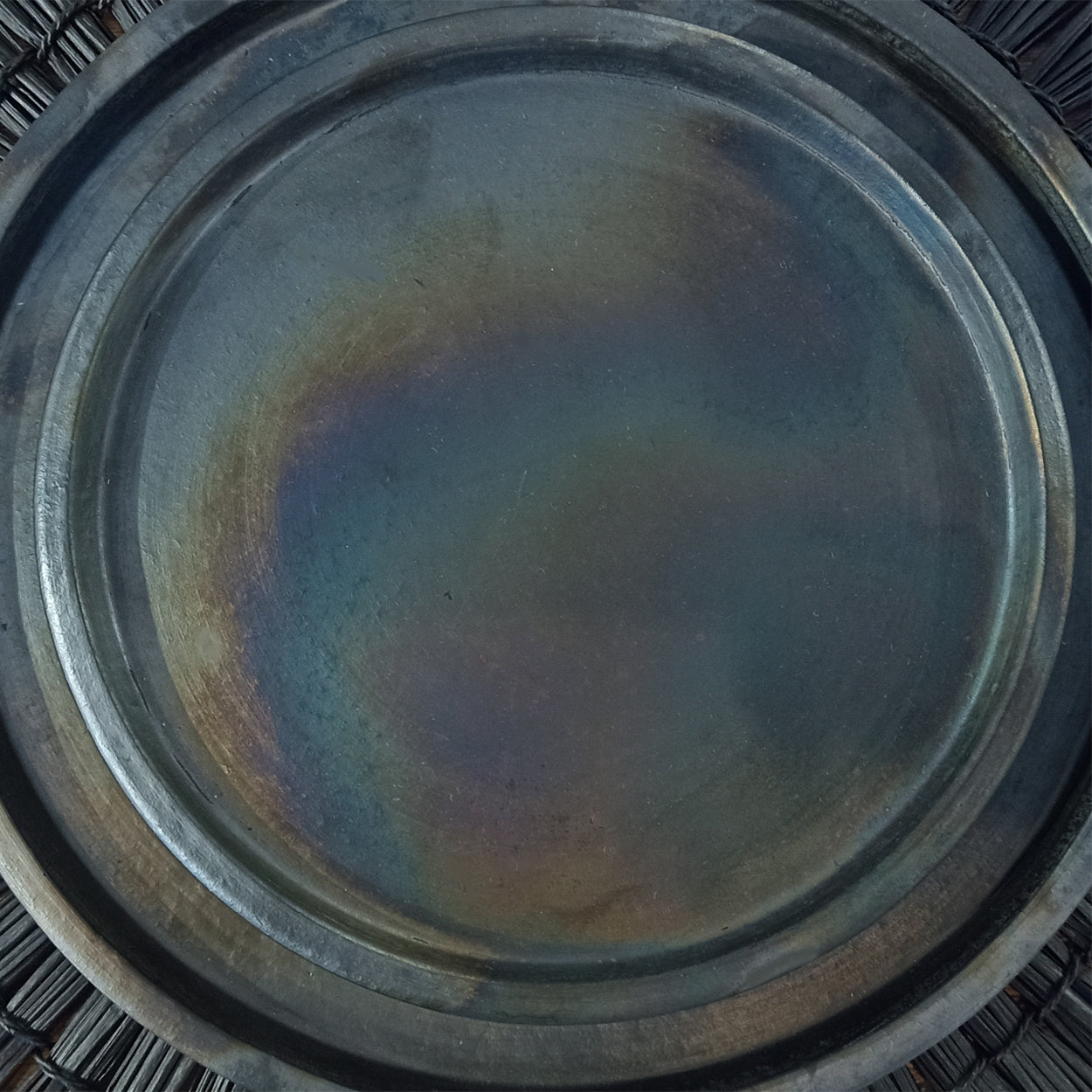 THE BURNED Plate top view, large size