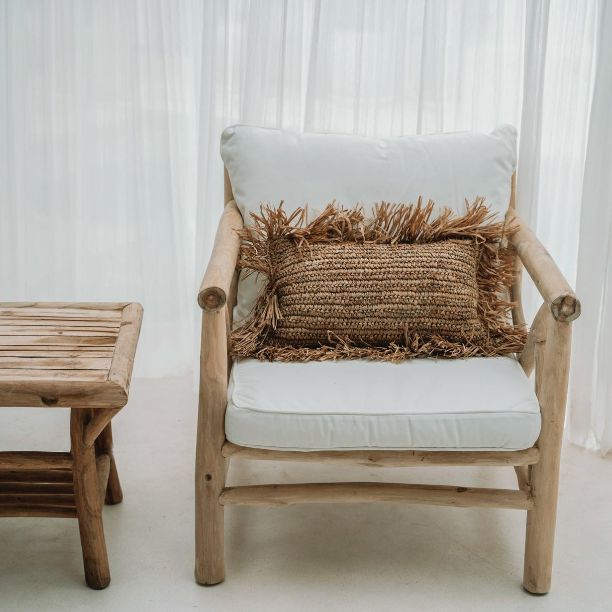 THE TULUM Armchair front interior view
