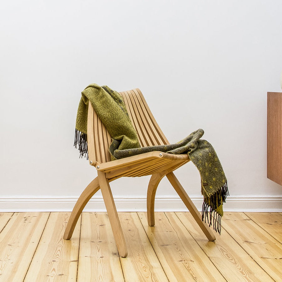 LOTOS Chair front view beech wood interior view