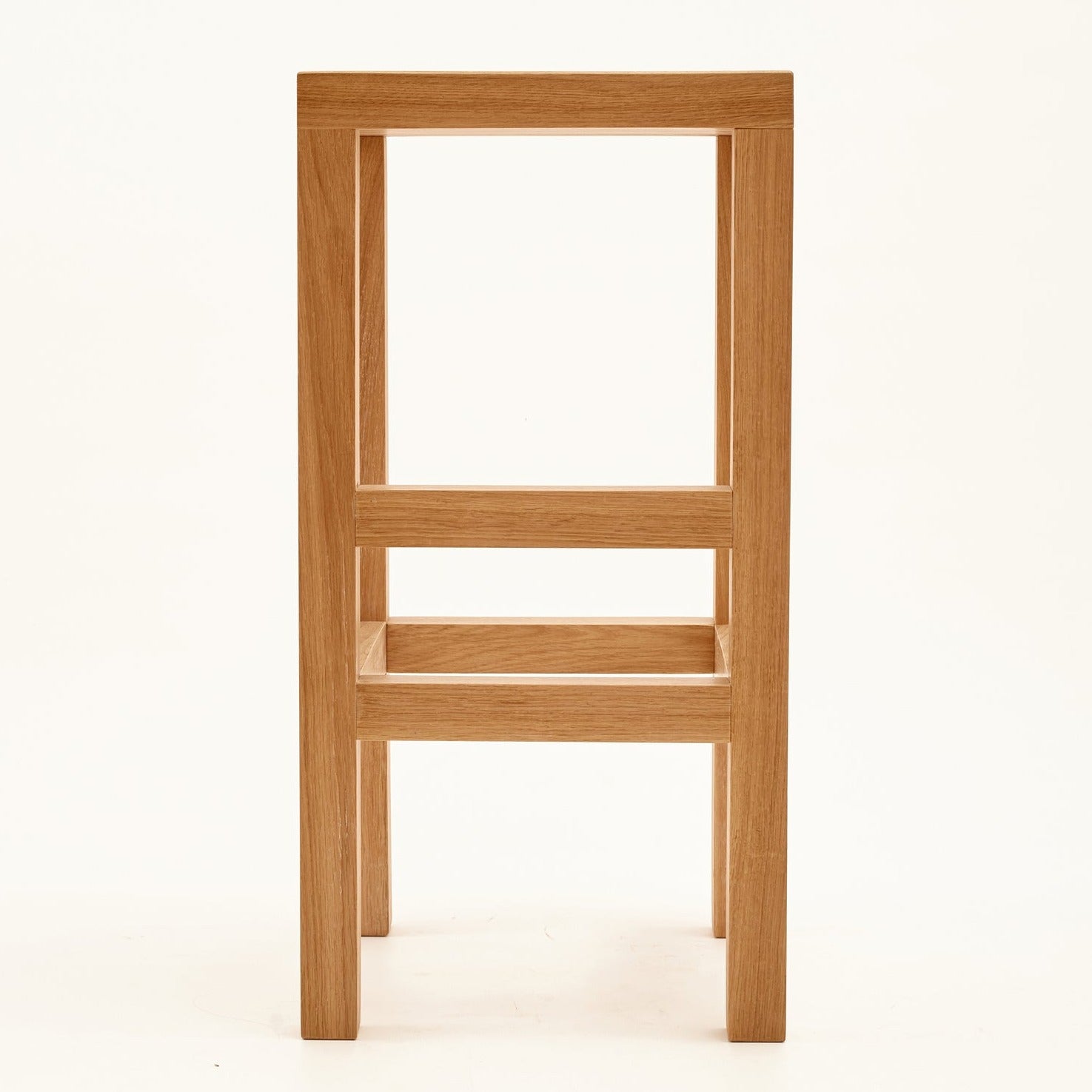 QUBANC Stool Oak-natural-side view