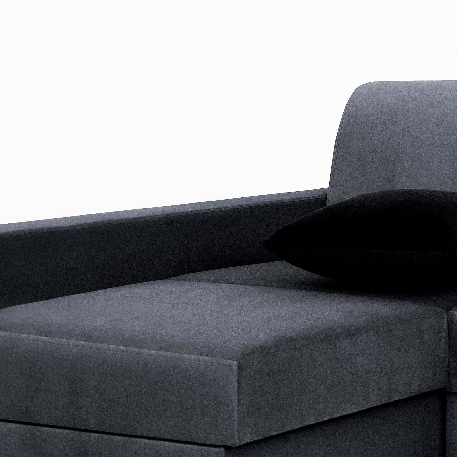 STABLE Corner Sofa Right upholstery colour grey-crop view