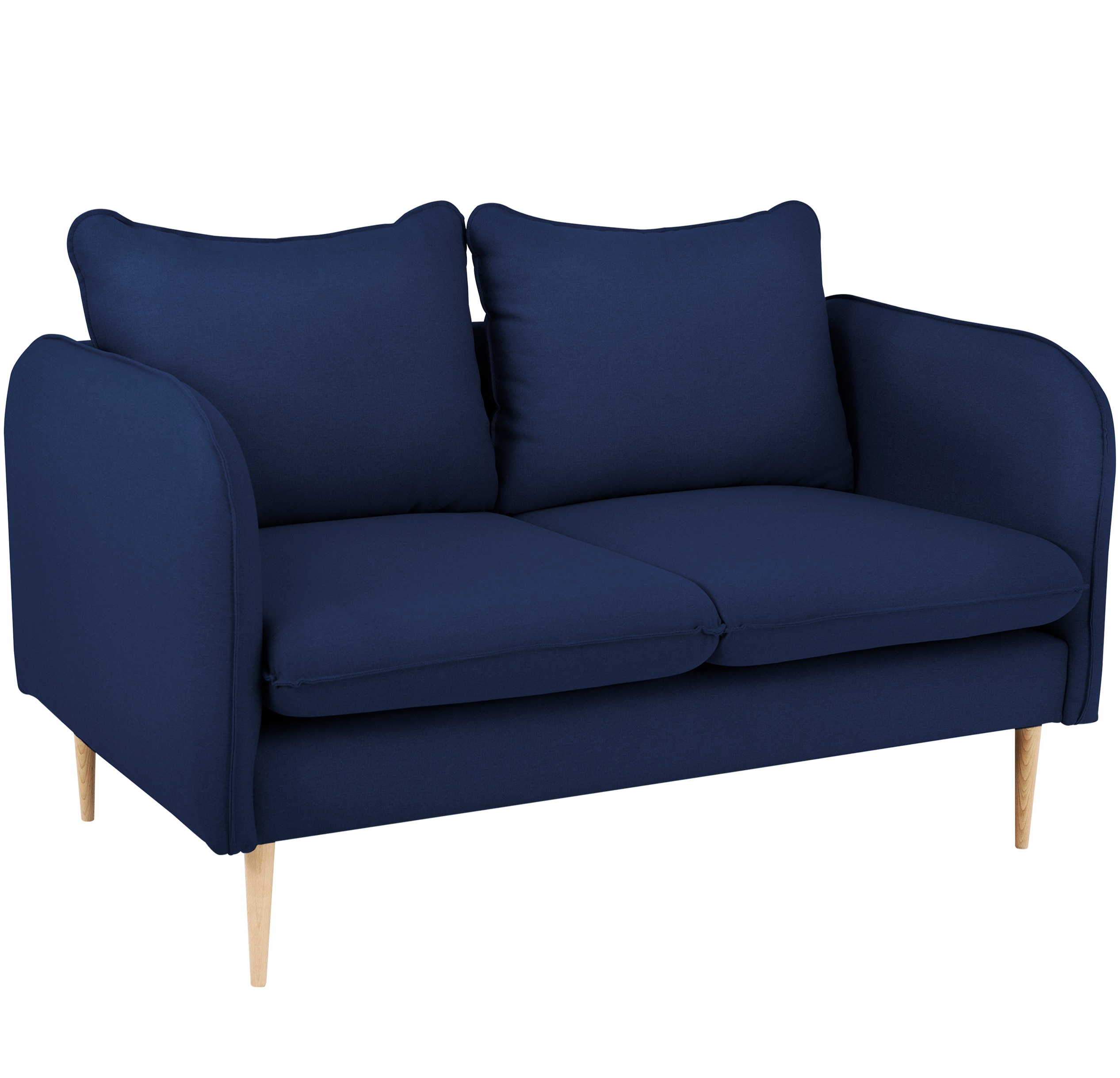 POSH WOOD Sofa 2 Seaters upholstery colour blue