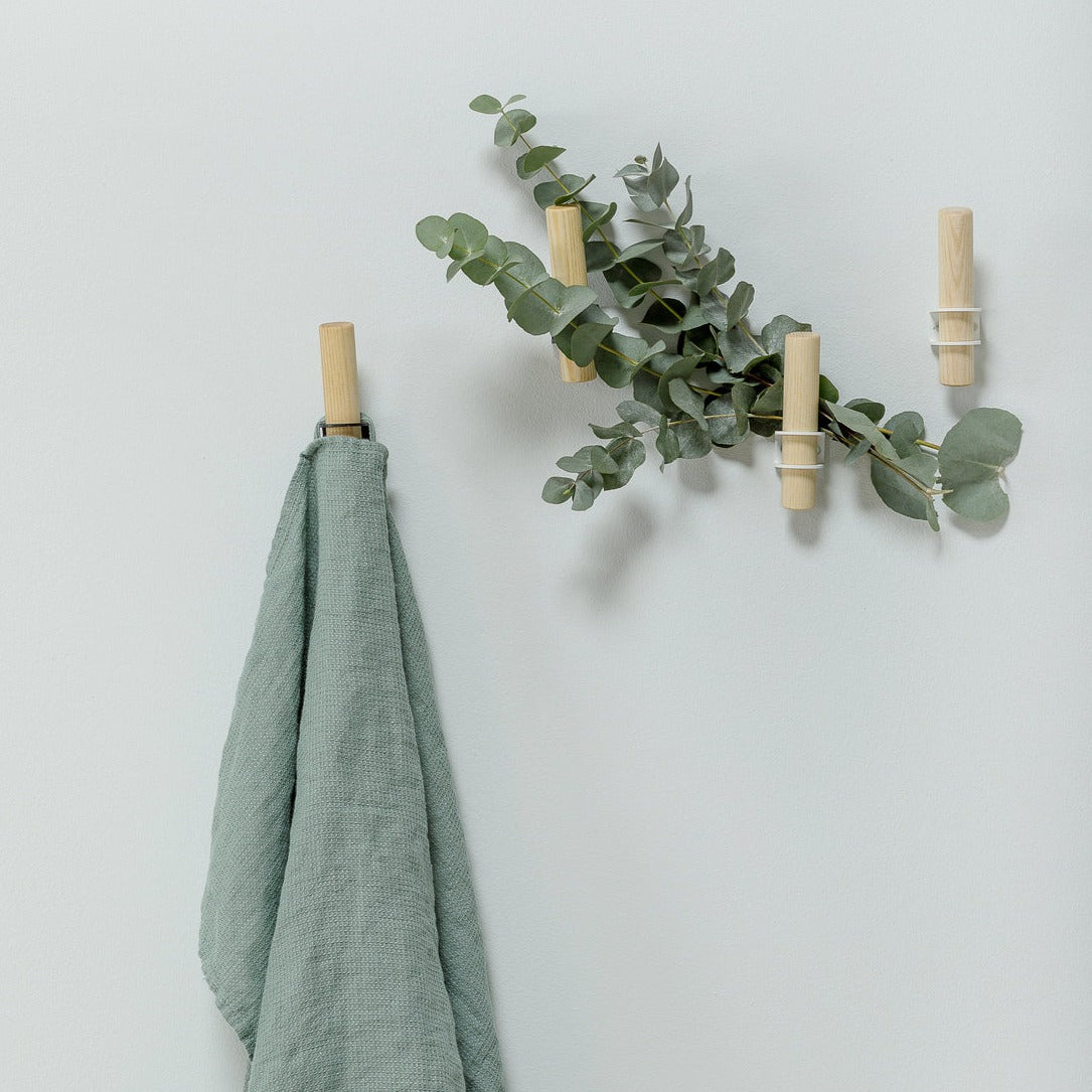 TORCH Hooks-white and black frame interior front view