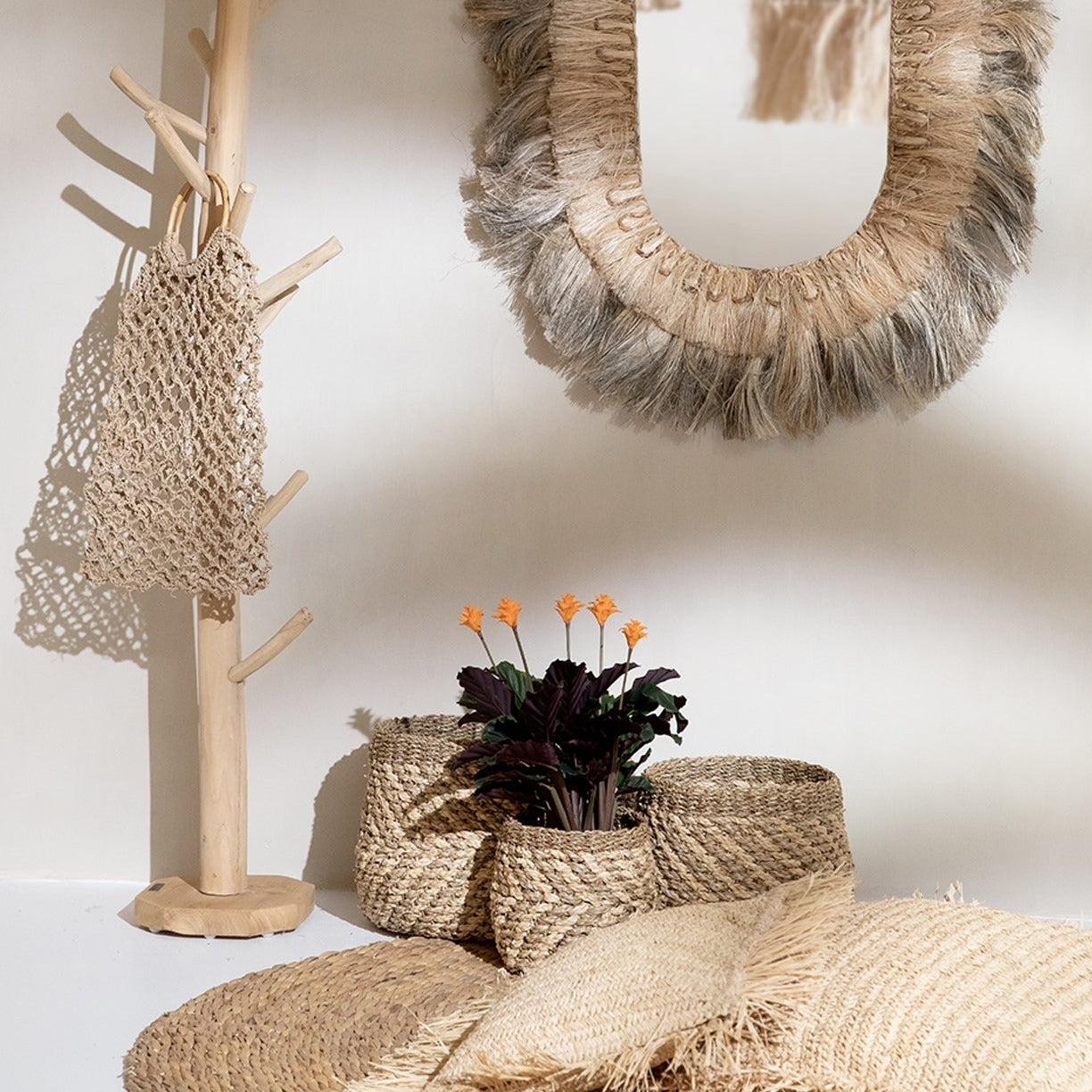 THE WATER HYACINTH Carpet Natural-90 interior view