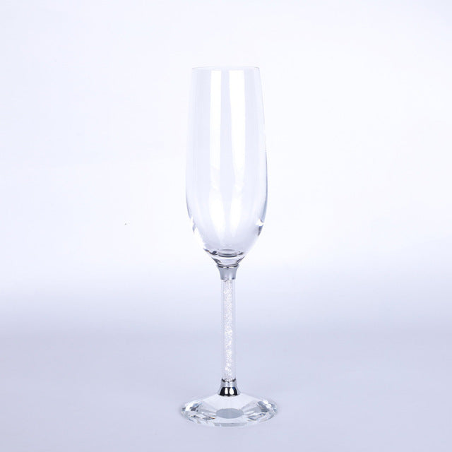 Verres à champagne en cristal