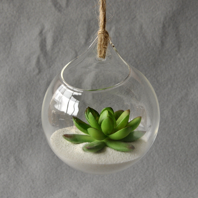 Porte-plantes en verre haut borosilicate