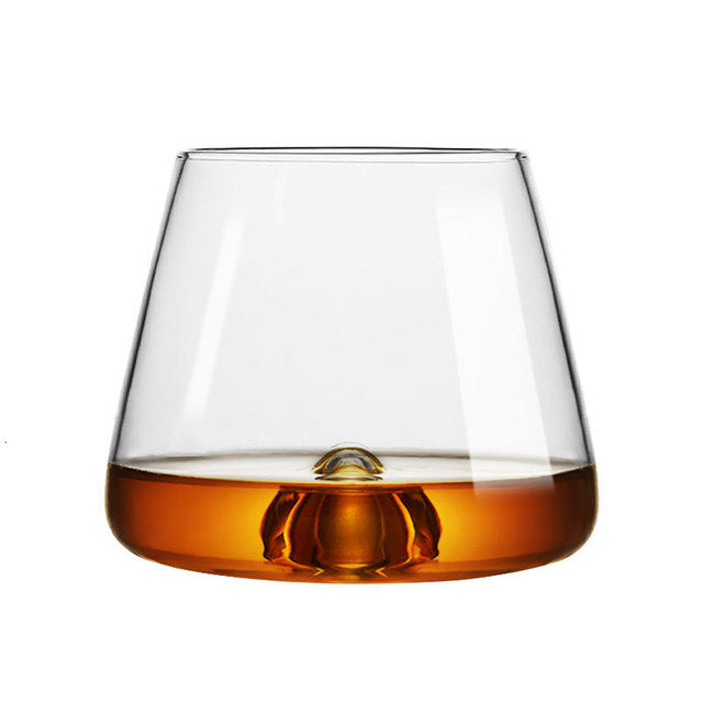 Gobelet à Whisky en verre de roche au design classique