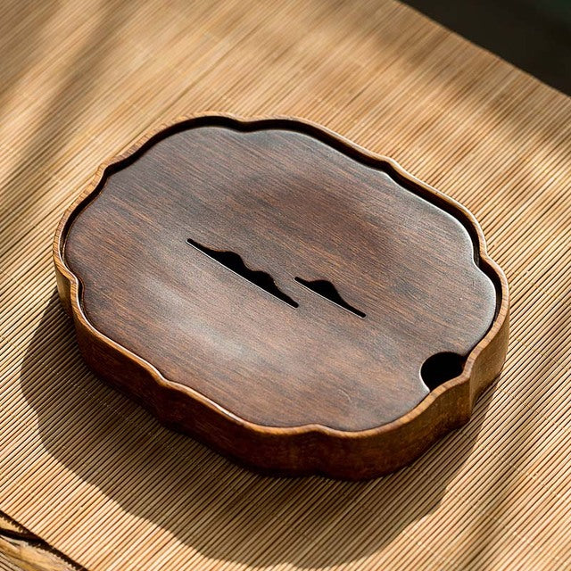 Plateaux à thé en bambou naturel