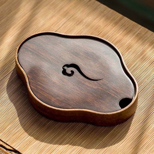 Plateaux à thé en bambou naturel