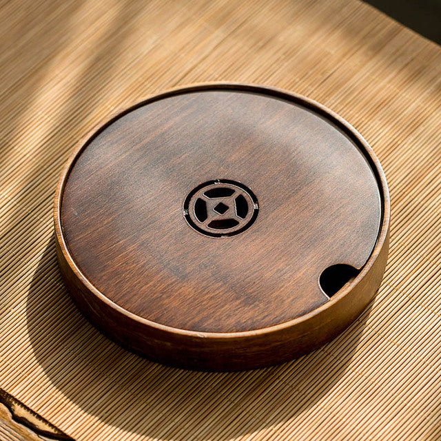 Plateaux à thé en bambou naturel