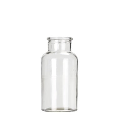 Petit vase en verre hydroponique pour fleurs séchées