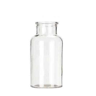 Petit vase en verre hydroponique pour fleurs séchées