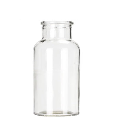 Petit vase en verre hydroponique pour fleurs séchées