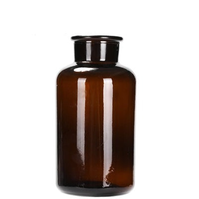 Petit vase en verre hydroponique pour fleurs séchées