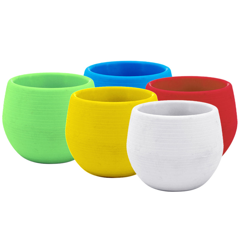 Mini pots de fleurs colorés pour plantes