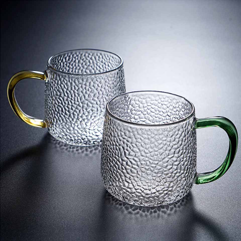 Tasse à thé en verre transparent créatif