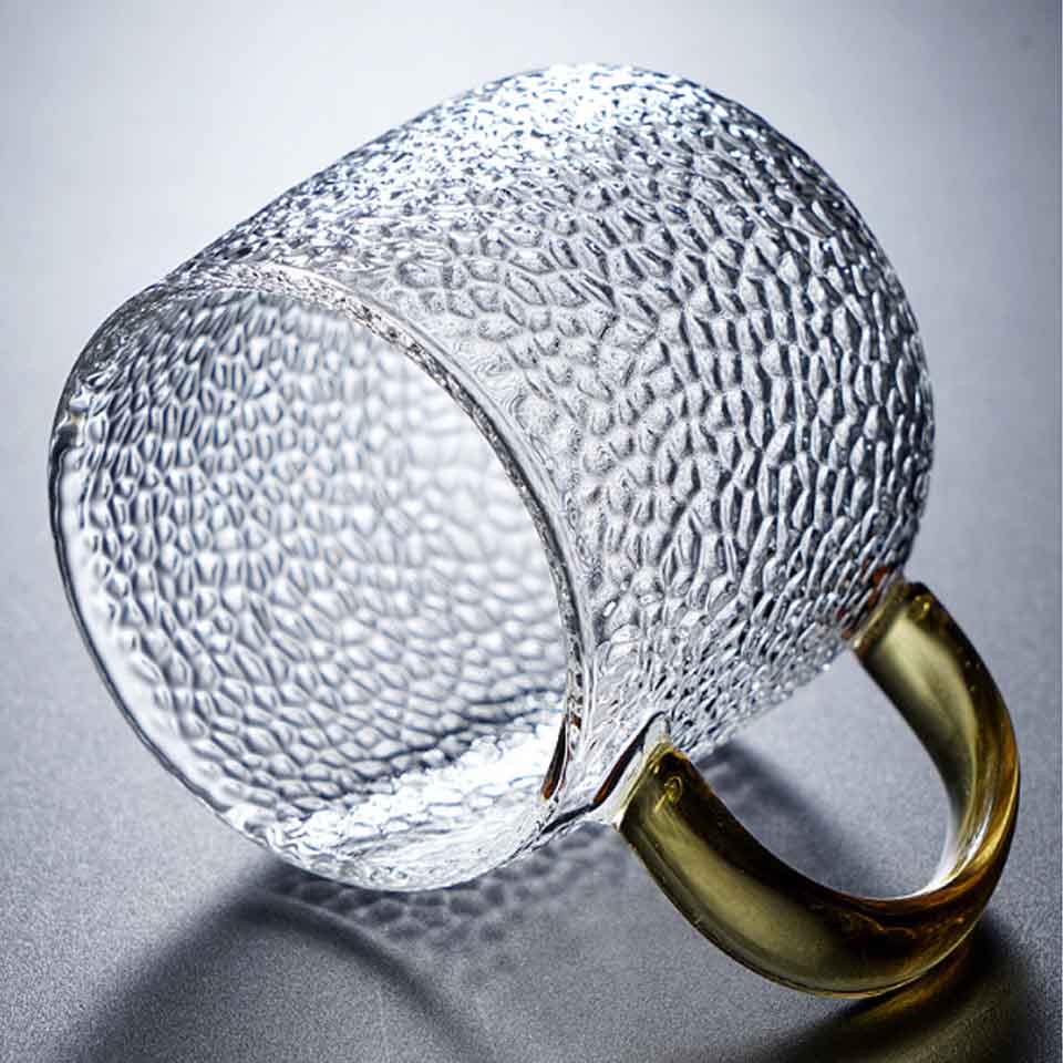 Tasse à thé en verre transparent créatif