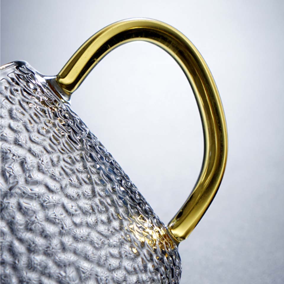 Tasse à thé en verre transparent créatif