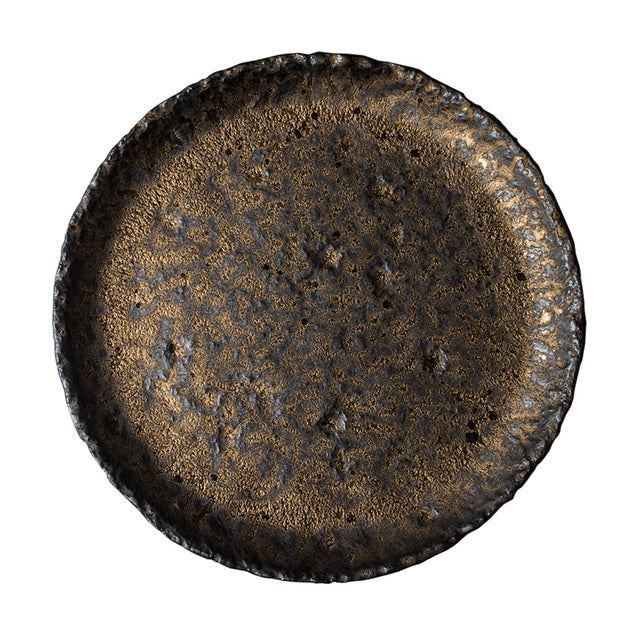 Plateaux à thé en céramique bronze élégants