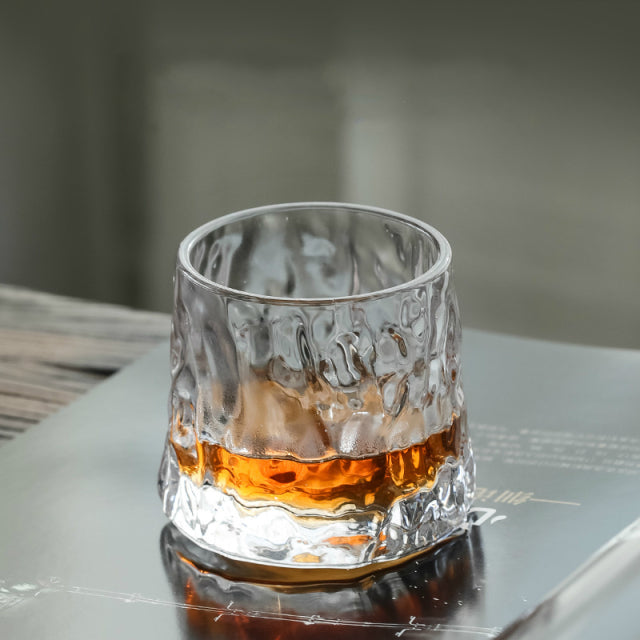 Gobelet à whisky en cristal épais