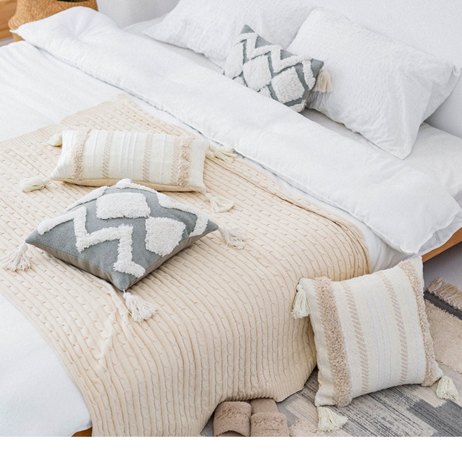 MOROCCO MINIMALIST STYLE Housse de Coussin