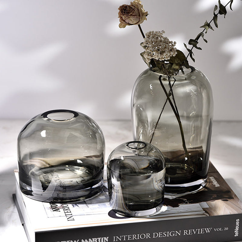 Vases créatifs simples noirs européens