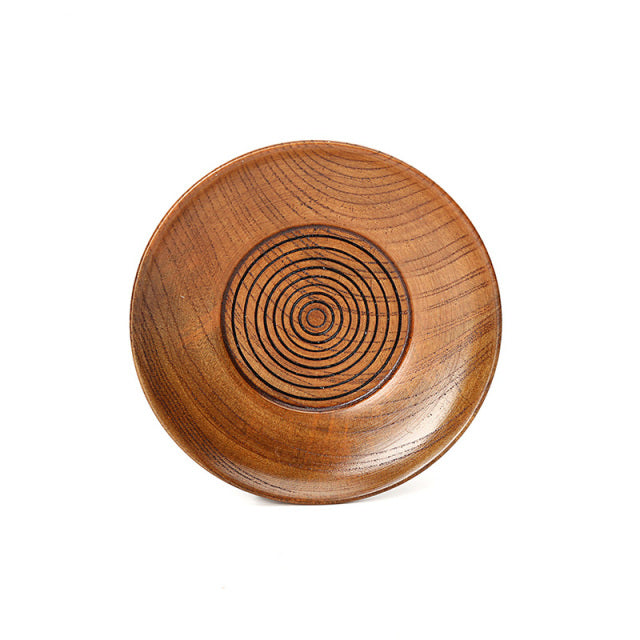 Tasses à thé en bois naturel faites à la main