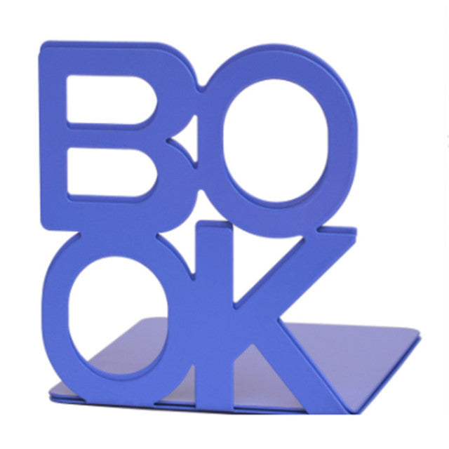 Serre-livres colorés en fer 2 pièces