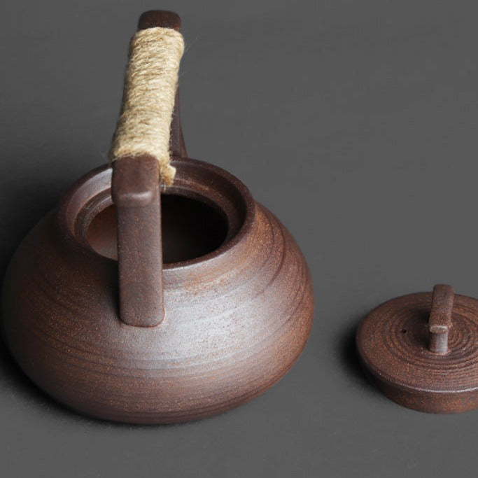 Théière rétro faite à la main de style japonais