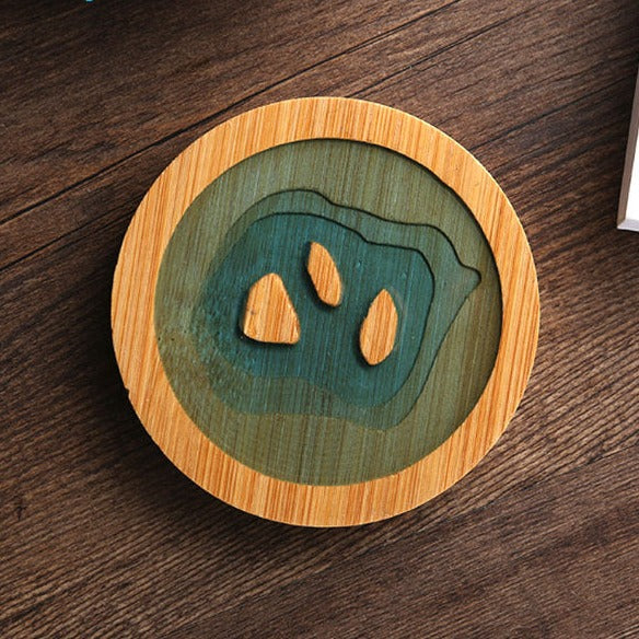 Set de table japonais sous-verres en bambou imperméable