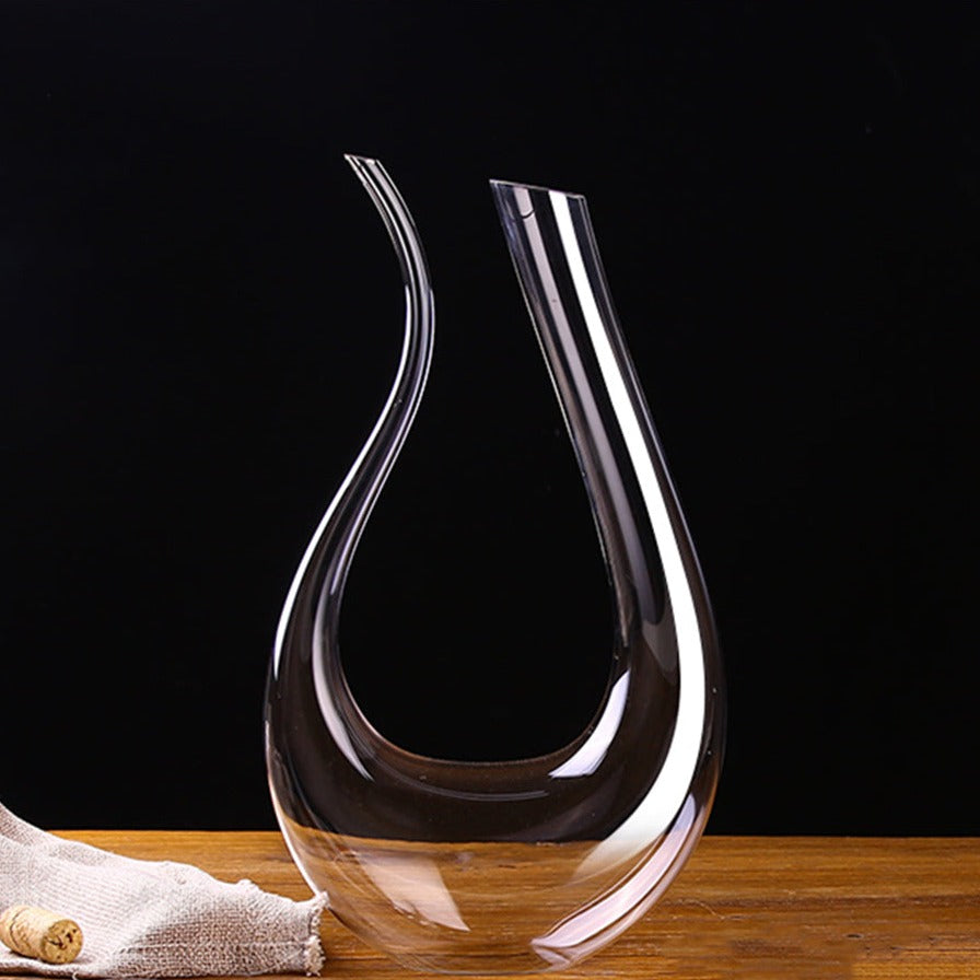 Carafe en cristal faite à la main