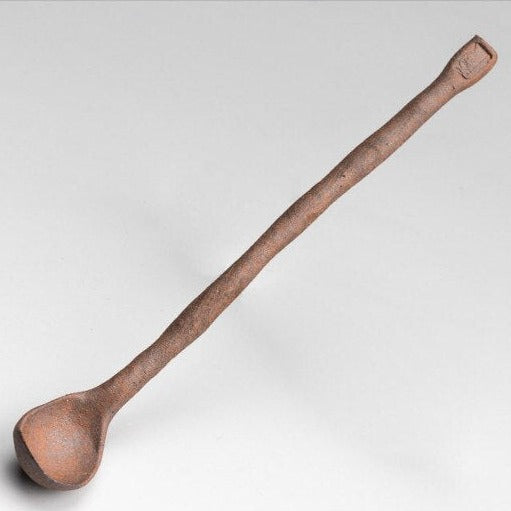 Cuillères rétro créatives en céramique faites à la main