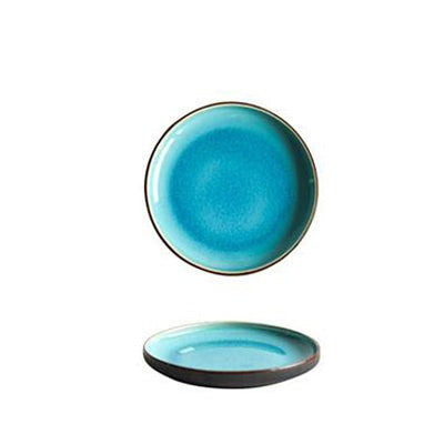 Vaisselle en céramique craquelée par la glace