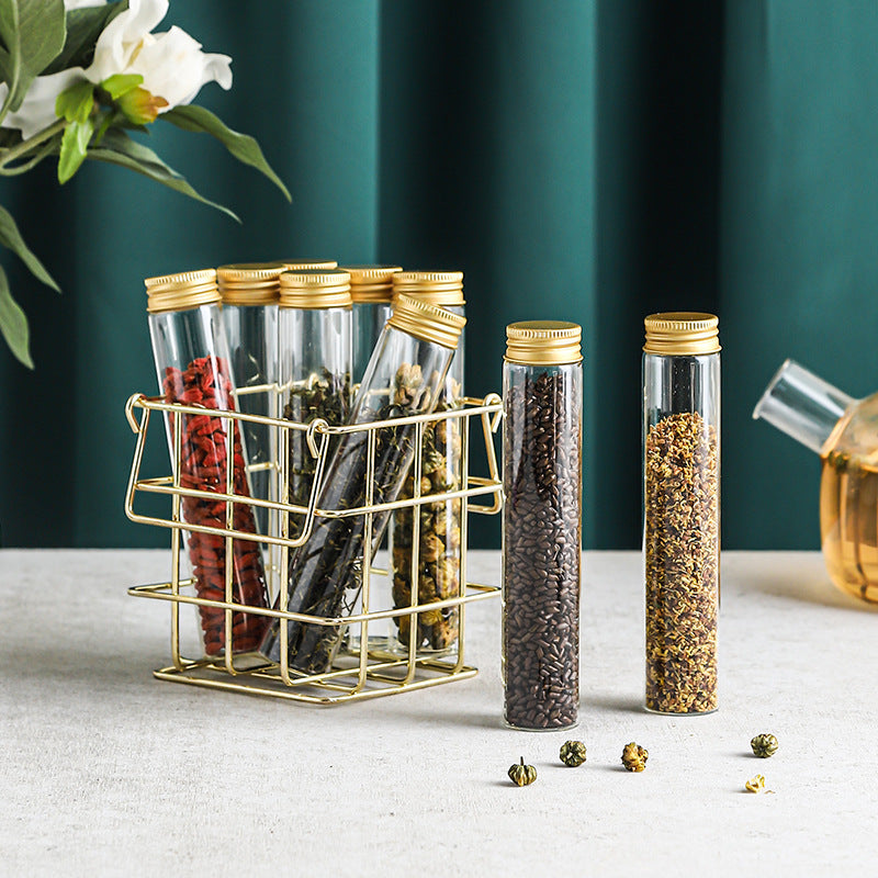 Ensemble de bouteilles de stockage de boîte à thé moderne