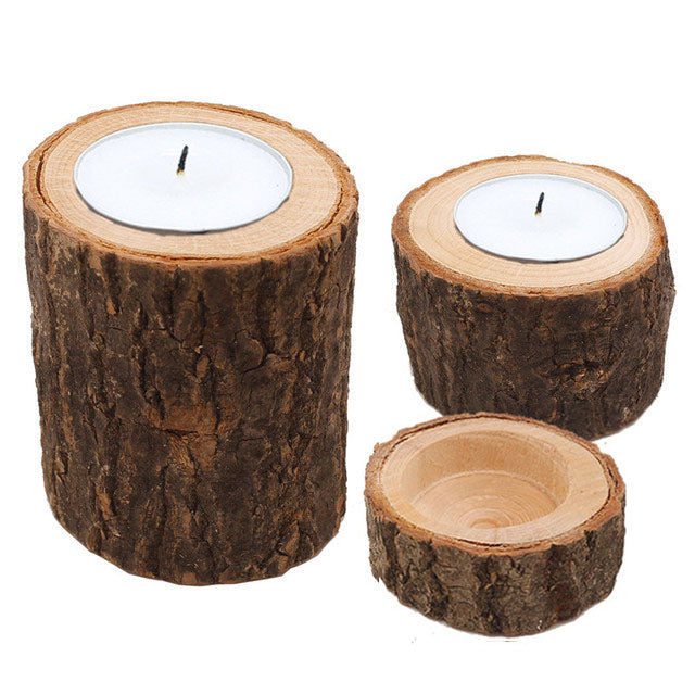 Chandelier rond en bois