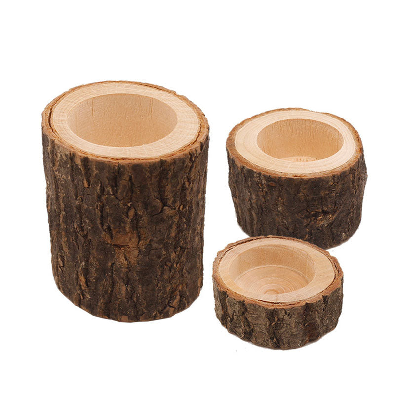 Chandelier rond en bois