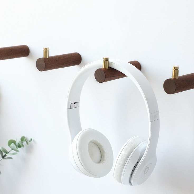 Crochet mural en bois massif