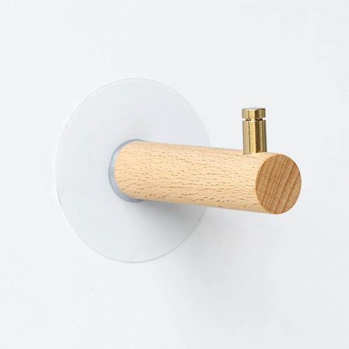 Crochet mural en bois massif