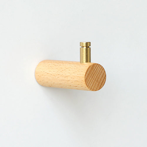 Crochet mural en bois massif