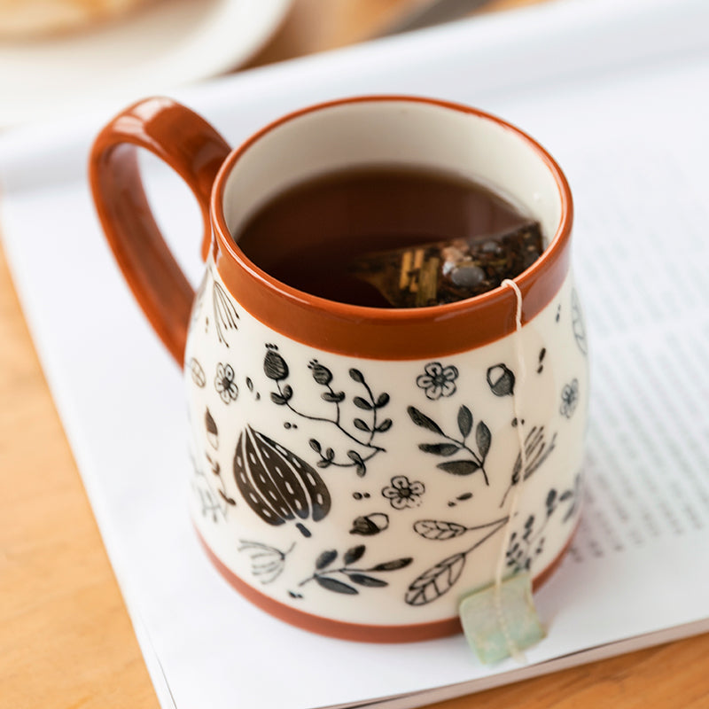 Tasses à Café Vintage en Céramique