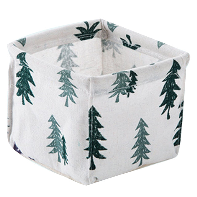 Panier de rangement de bureau pliable