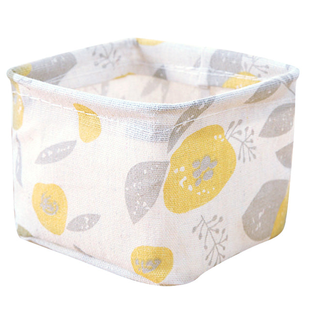 Panier de rangement de bureau pliable