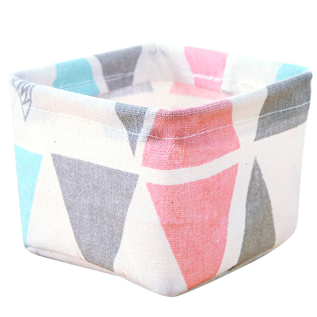 Panier de rangement de bureau pliable