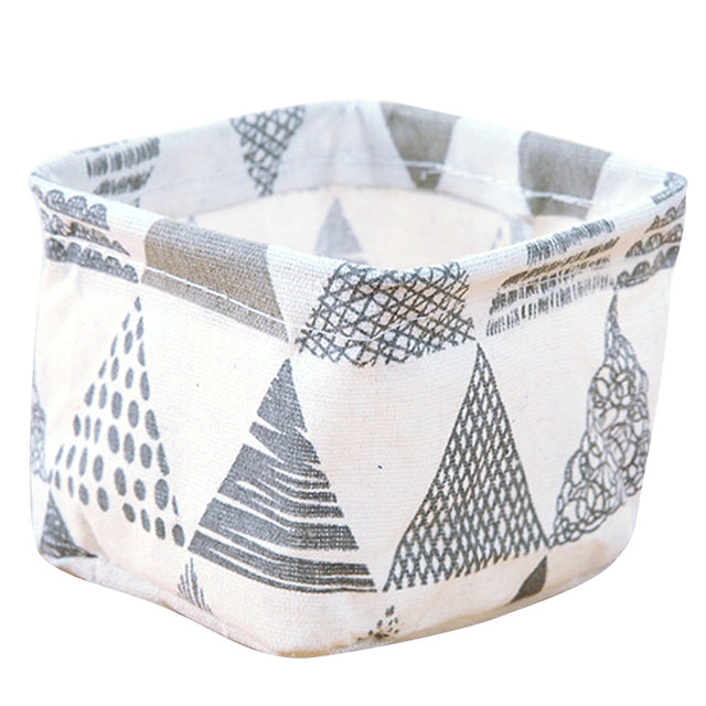 Panier de rangement de bureau pliable