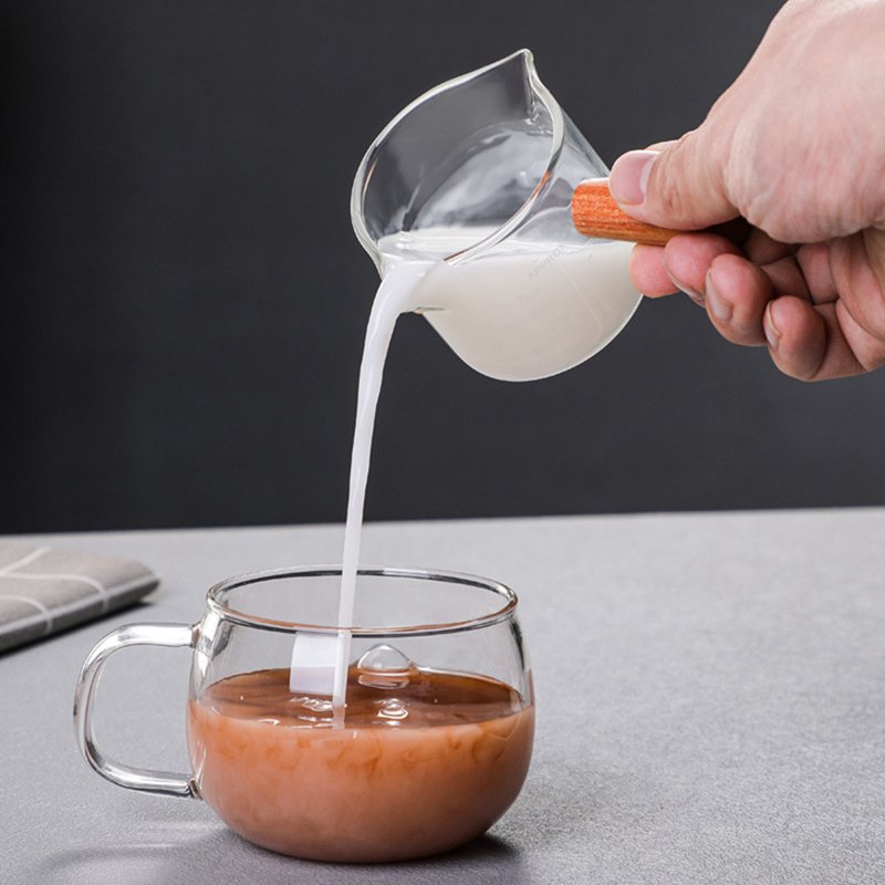 Tasse à mesurer pour espresso en verre résistant à la chaleur