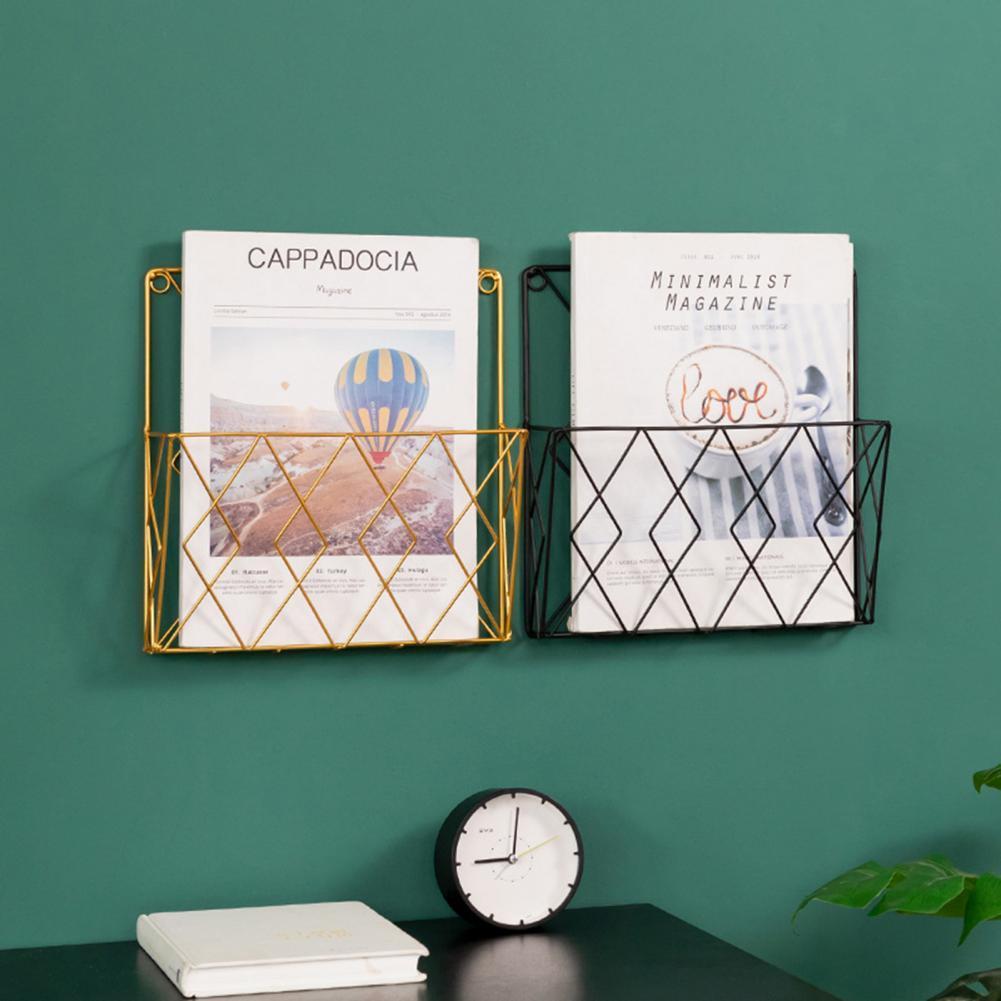 Support de rangement mural pour magazines